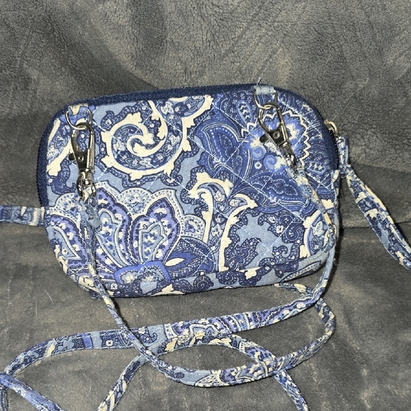 Blue Patterned Crossbody Bag - Picture 2 of 6